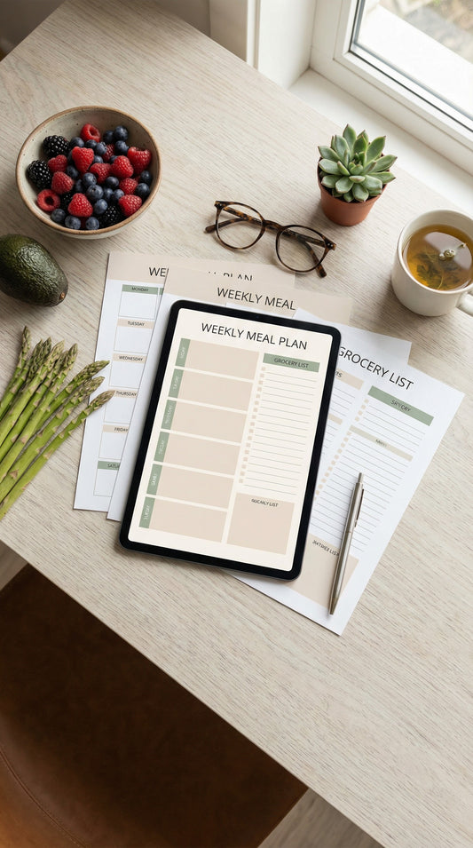 Meal Planner & Grocery List Template